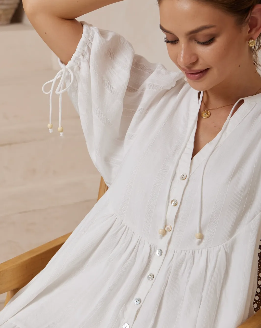 Jayla Dress - White