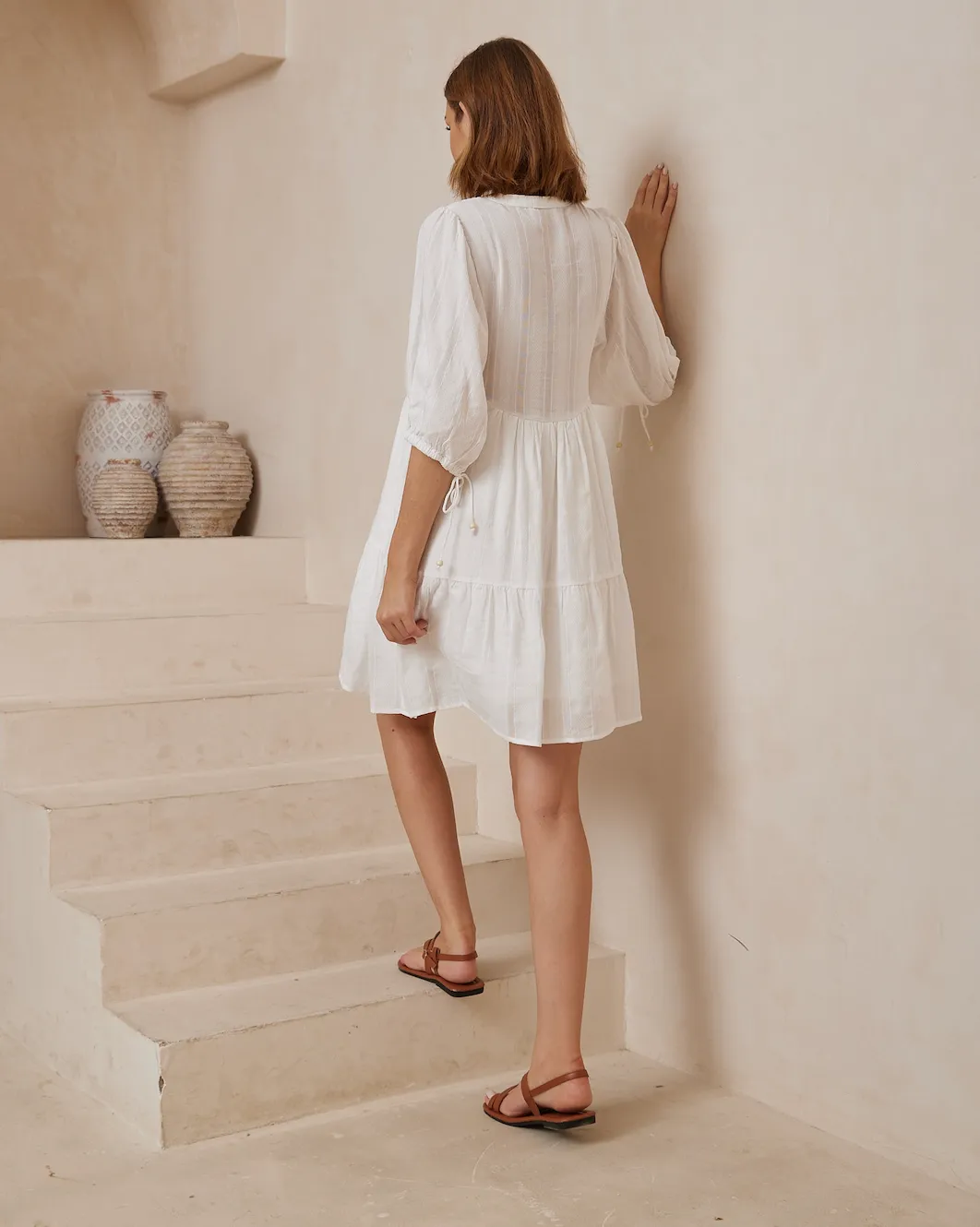 Jayla Dress - White
