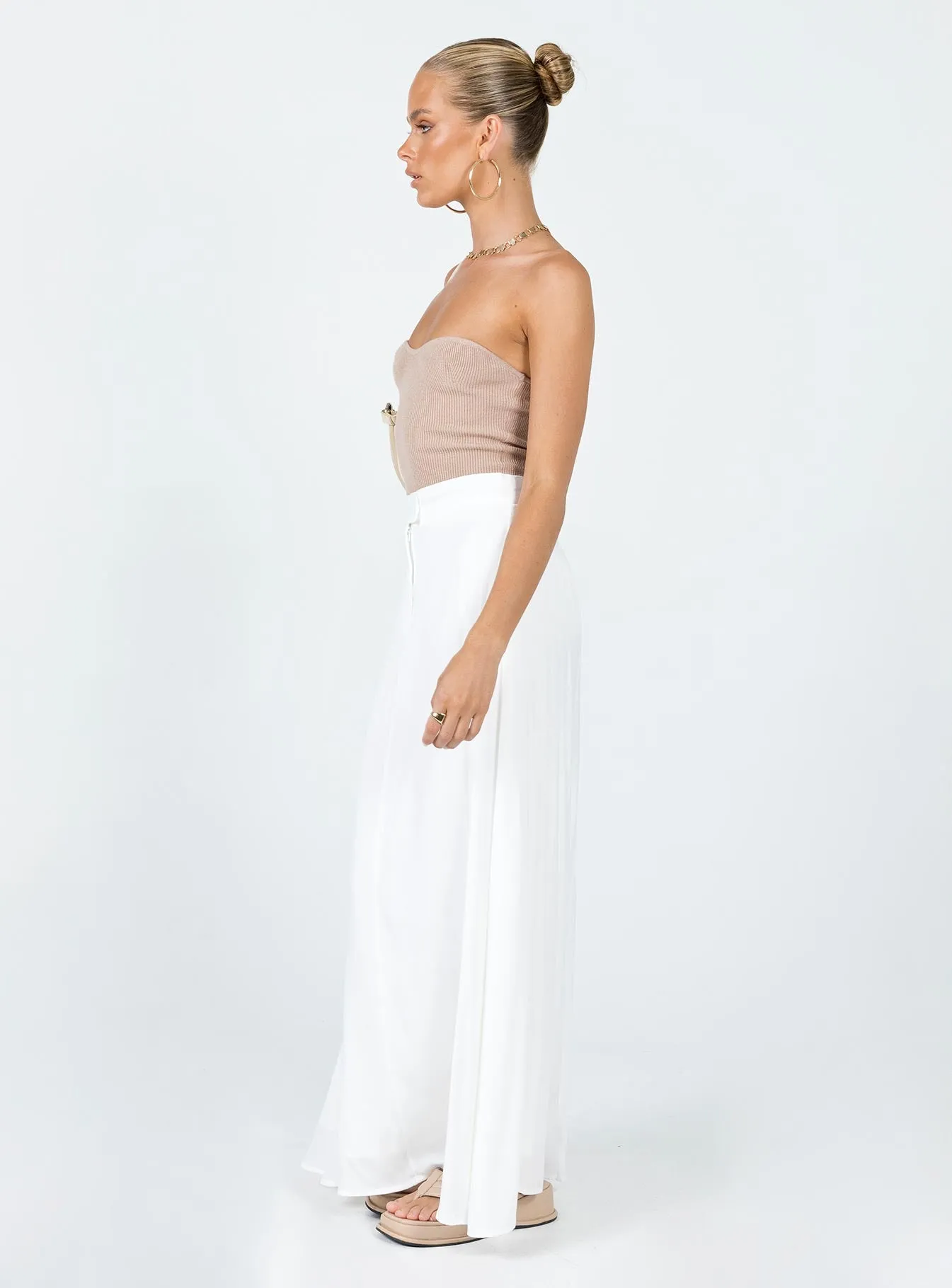 Kordin Maxi Skirt White