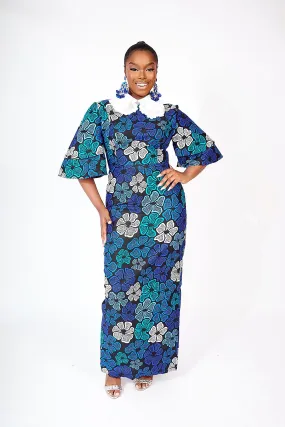 KUKU AFRICAN PRINT MAXI DRESS