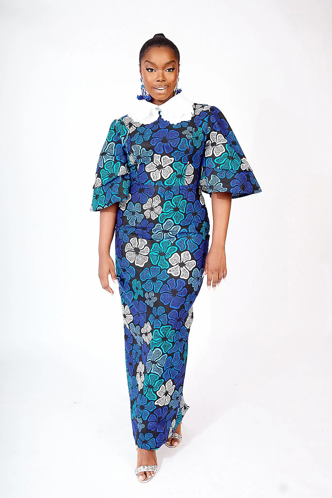 KUKU AFRICAN PRINT MAXI DRESS