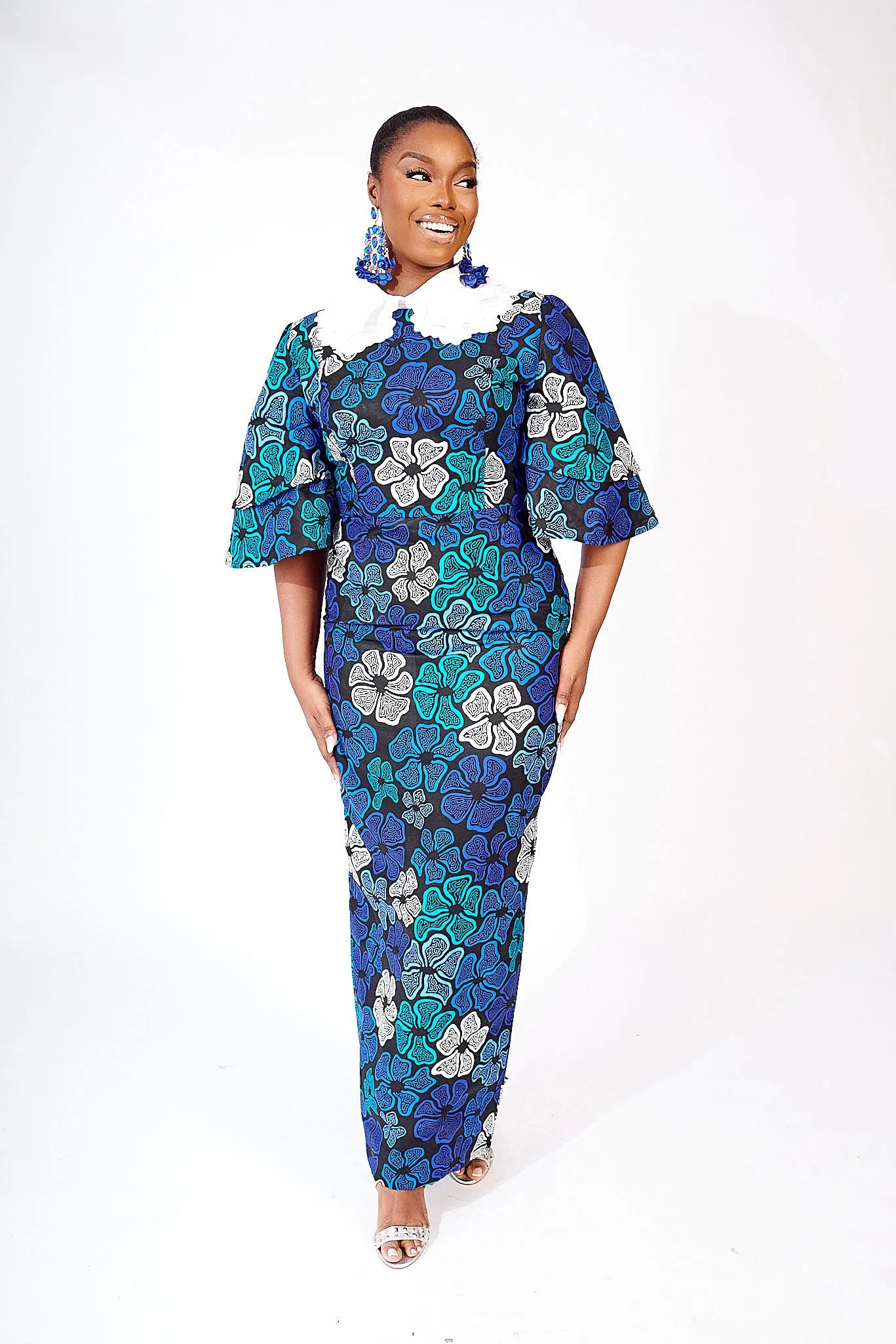 KUKU AFRICAN PRINT MAXI DRESS