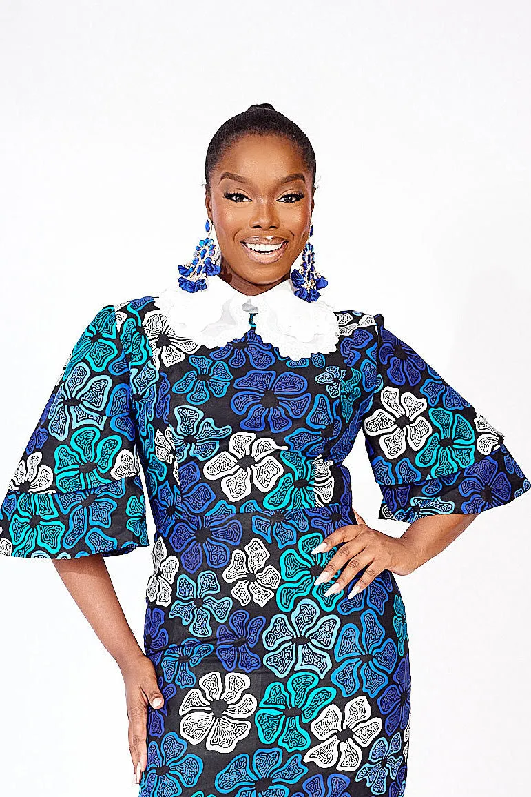 KUKU AFRICAN PRINT MAXI DRESS