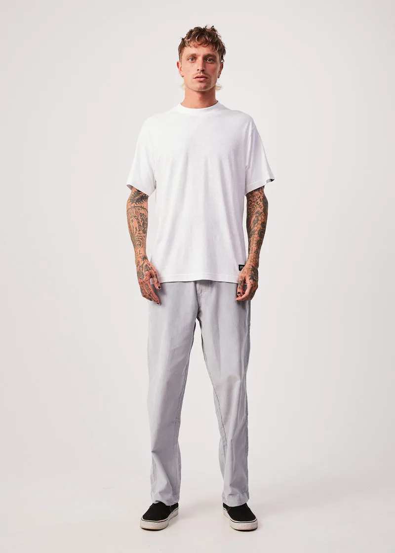 Louie Organic Corduroy Baggy Pants in Grey