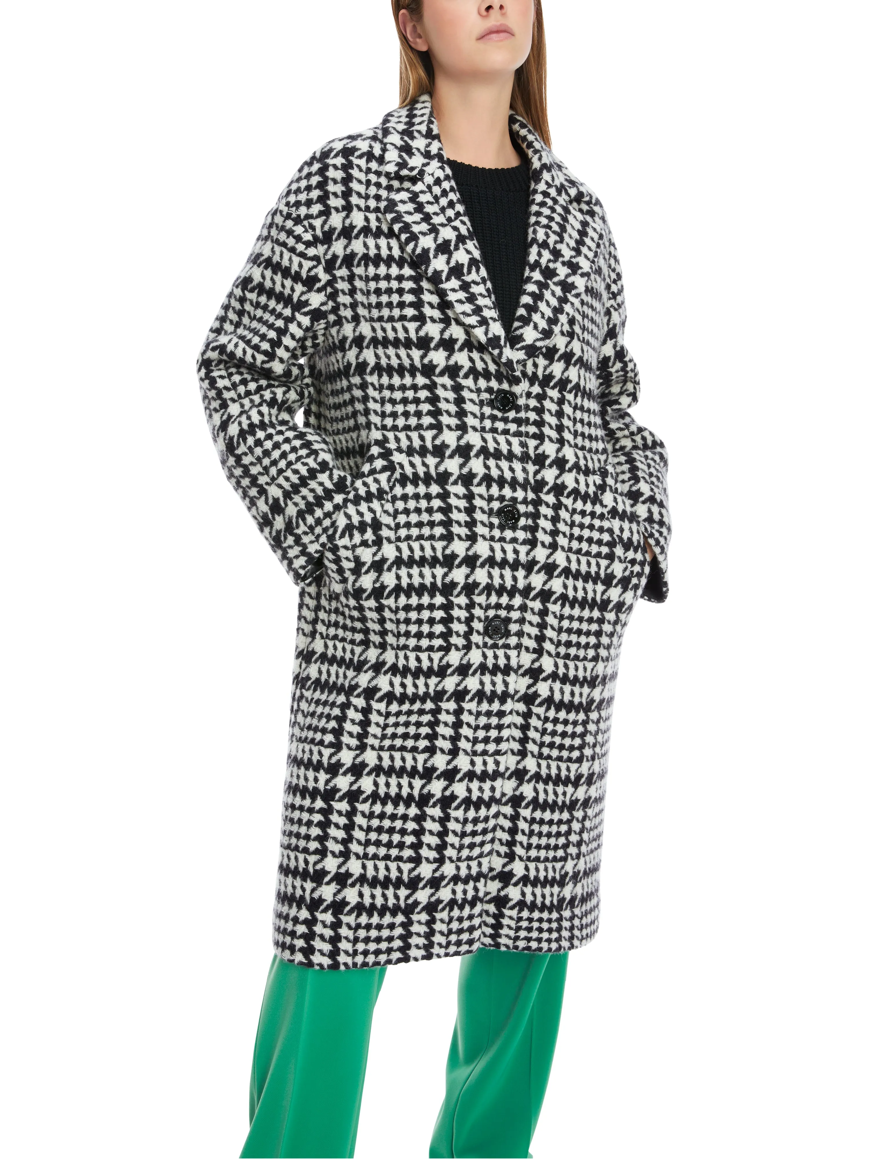 MARC CAIN BLACK & WHITE COAT