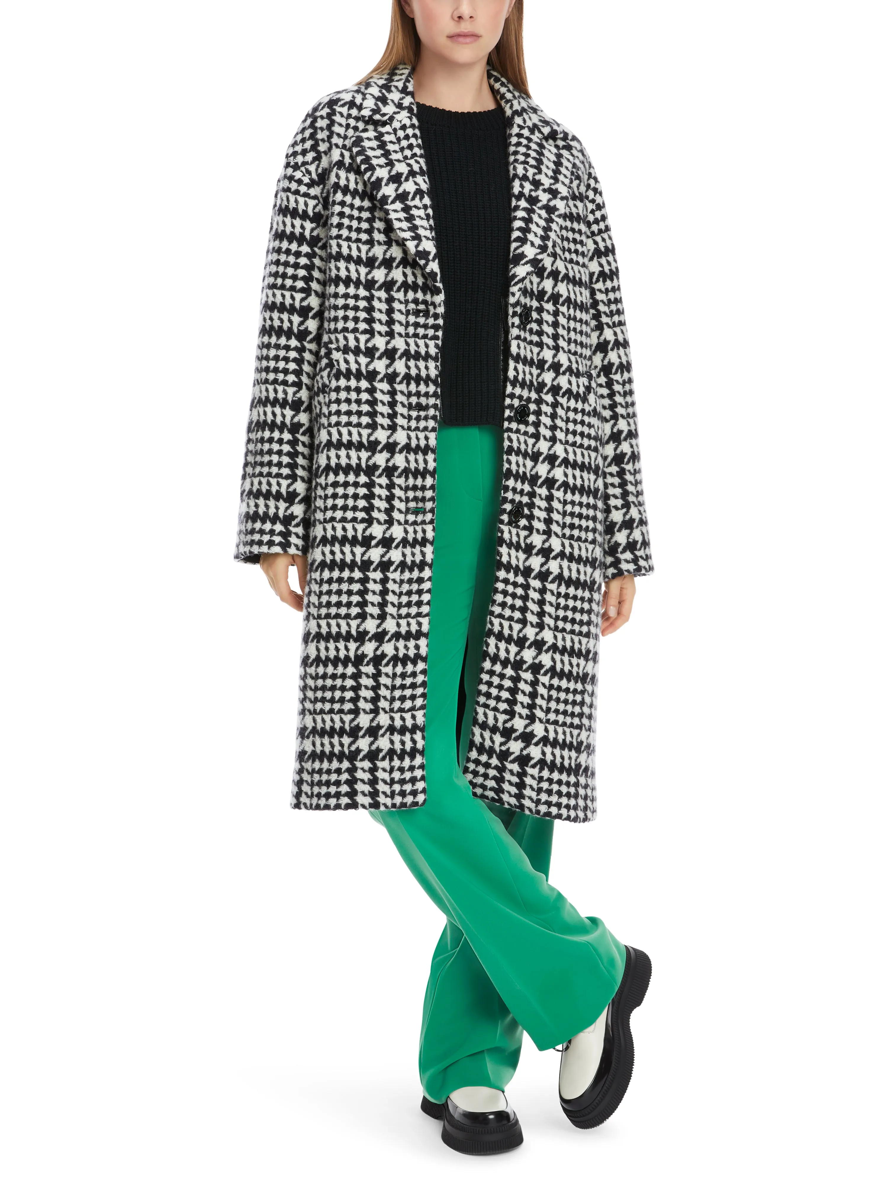 MARC CAIN BLACK & WHITE COAT