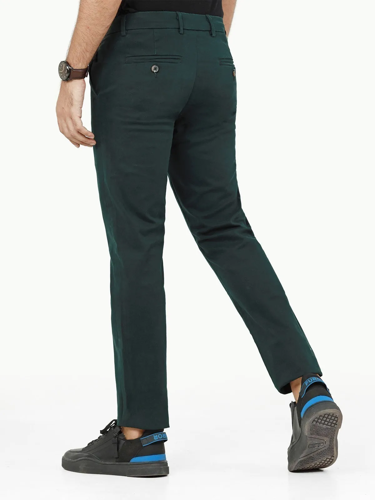 Men's Forest Green Chino Pant - EMBCP22-017