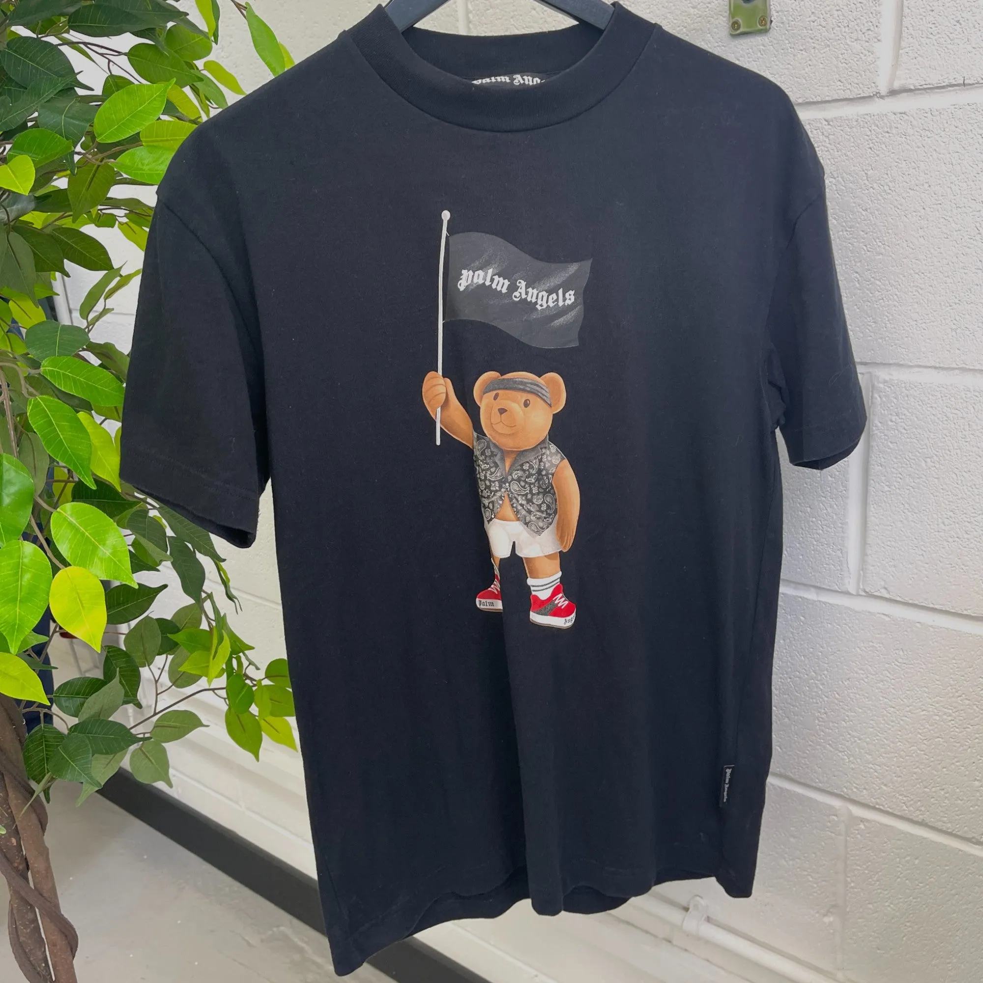 Men's Pirate Teddy T-Shirt Black Size S