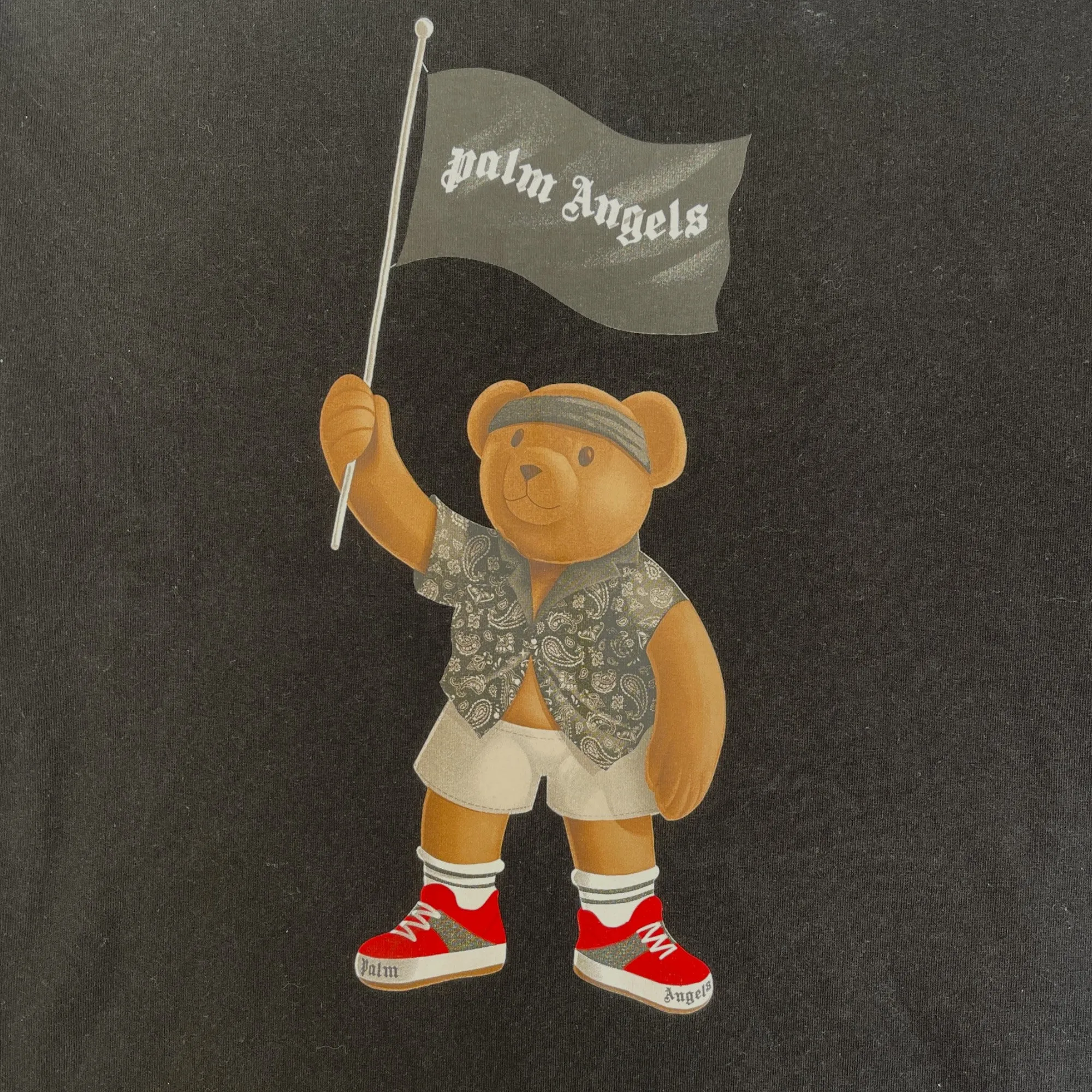 Men's Pirate Teddy T-Shirt Black Size S
