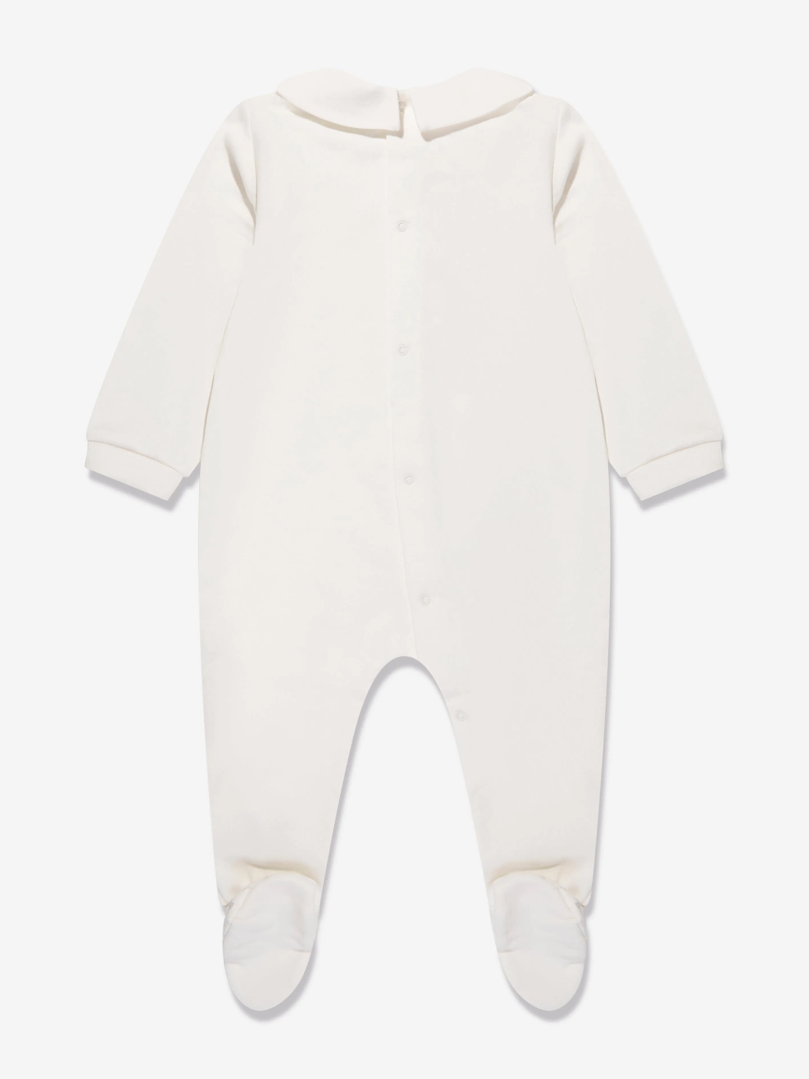 Moschino Baby Hat And Babygrow Gift Set in Ivory