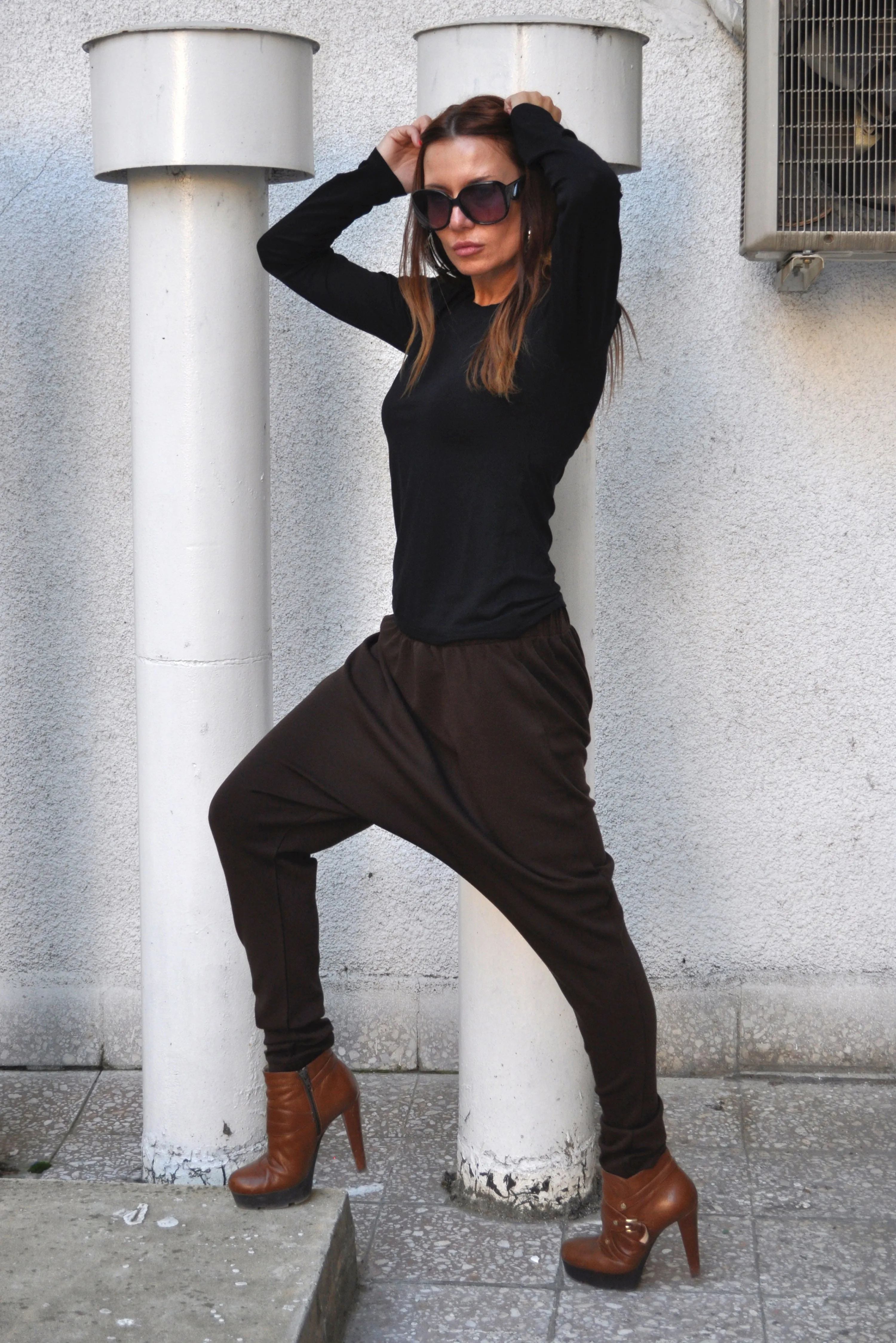 NATALIE Drop Crotch Harem Pants