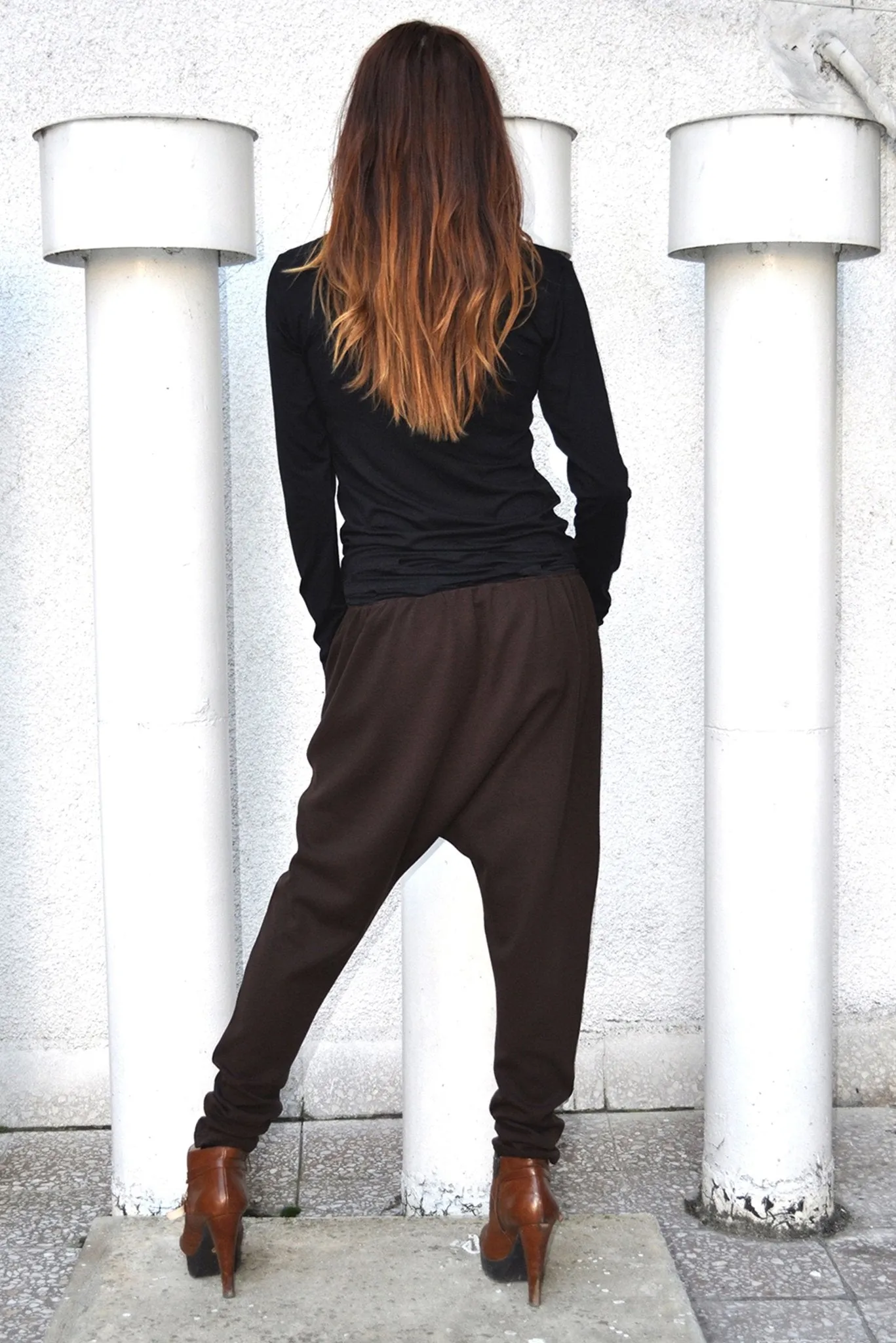 NATALIE Drop Crotch Harem Pants