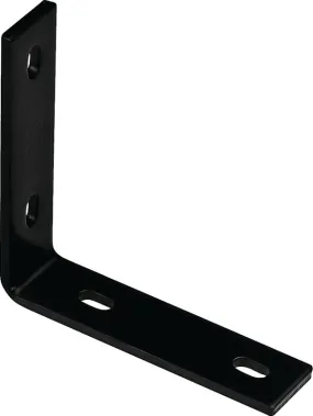 National Hardware 1151BC Series N351-466 Corner Brace, 6-1/4 in L, 1-1/2 in W, 6-1/4 in H, Steel, Powder-Coated :EA: QUANTITY: 1