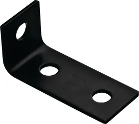 National Hardware 1152BC Series N351-477 Corner Brace, 3-1/2 in L, 1-1/2 in W, 1.6 in H, Steel, Powder-Coated, 1/PK :EA: QUANTITY: 1