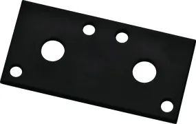 National Hardware N351-454 Mending Plate, 3 in L, 1.3 in W, 1/8 in Gauge, Steel, Powder-Coated :EA: QUANTITY: 1
