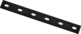 National Hardware N351-457 Mending Plate, 14 in L, 1-1/2 in W, 5/16 Gauge, Steel, Powder-Coated, Carriage Bolt Mounting :EA: QUANTITY: 1