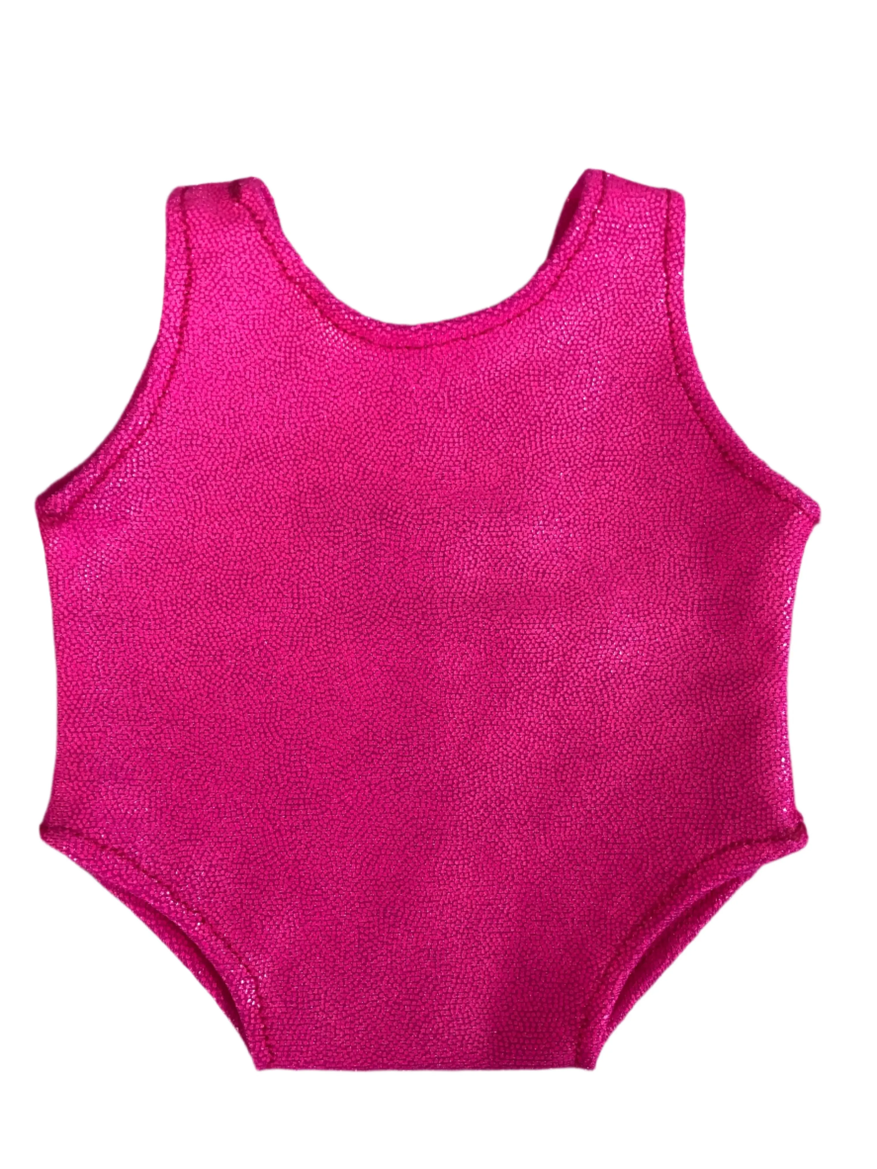 Neon Hot Pink Mystique Teddy Leotard