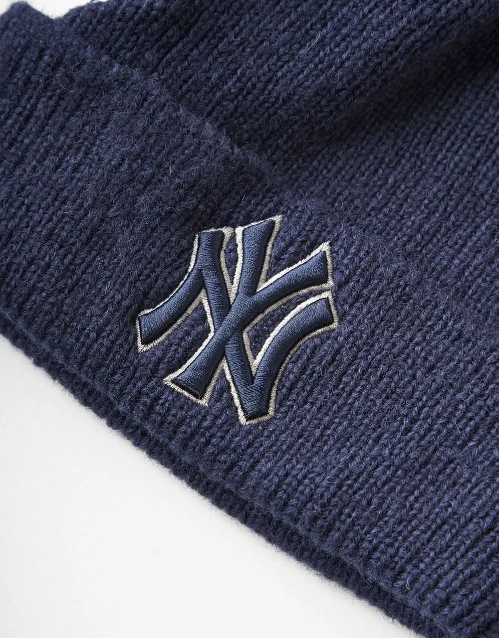 New Era New York Yankees World Series Patch Beanie - Navy
