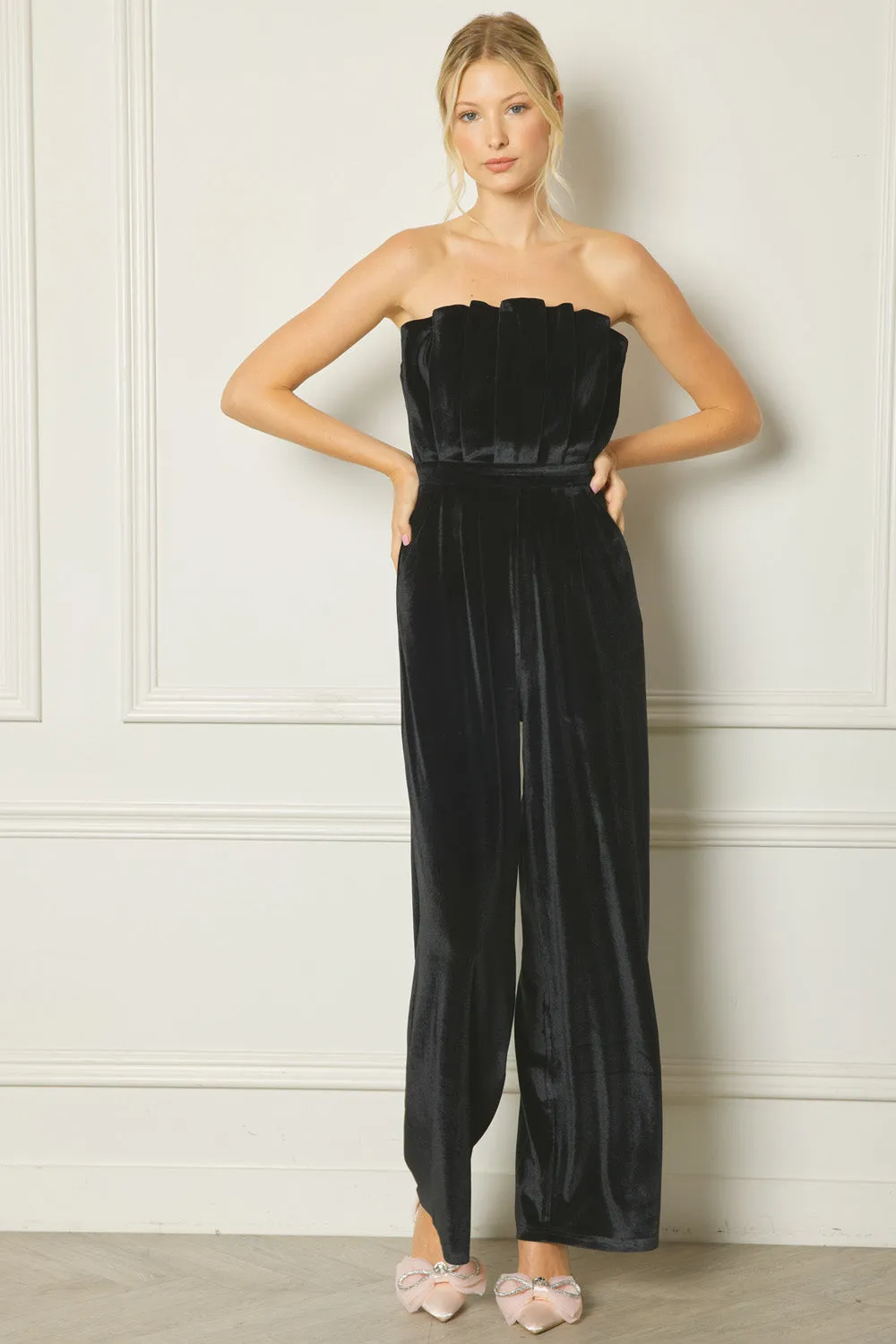 Noel Velvet Jumpsuit
