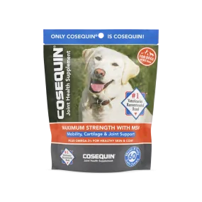 Nutramax Cosequin Joint Health Supplement for Dogs - With Glucosamine, Chondroitin, MSM, and Omega-3's