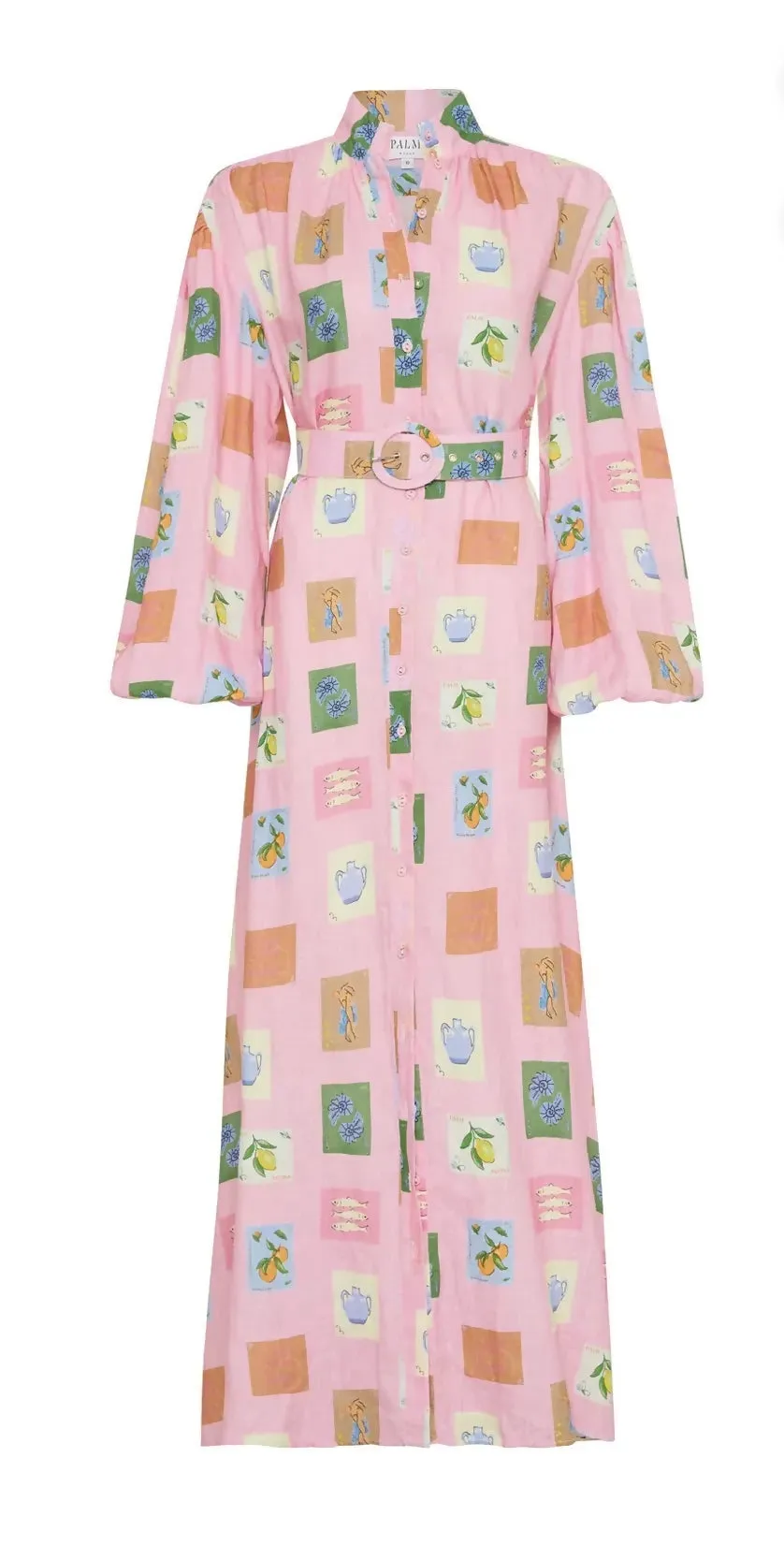 Palm Noosa Noddy Dress in Pink Emblem Size 10