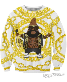 Patrick Ross White Crewneck Sweatshirt