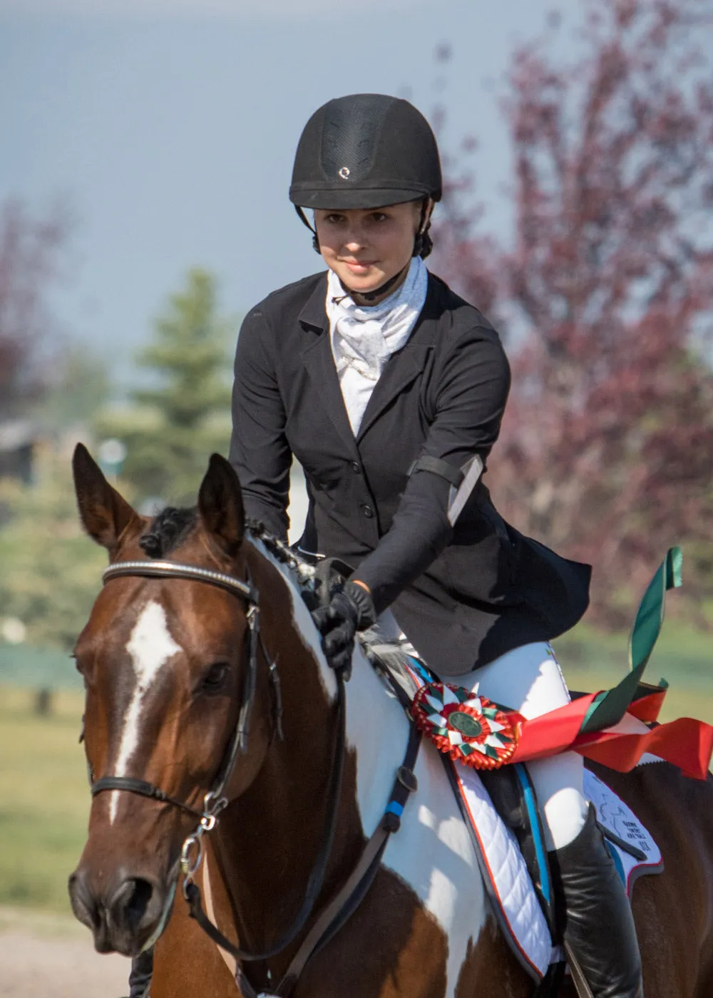 Petite Stretch Competitor Show Coat - 3 Snap