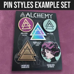 Pin Styles Example Set