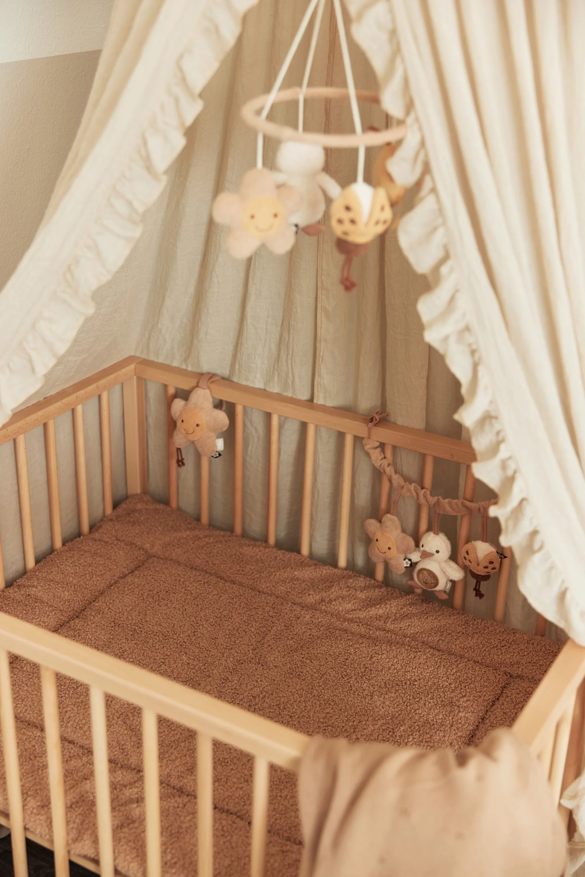 Playpen Mat 75x95cm Boucle - Biscuit