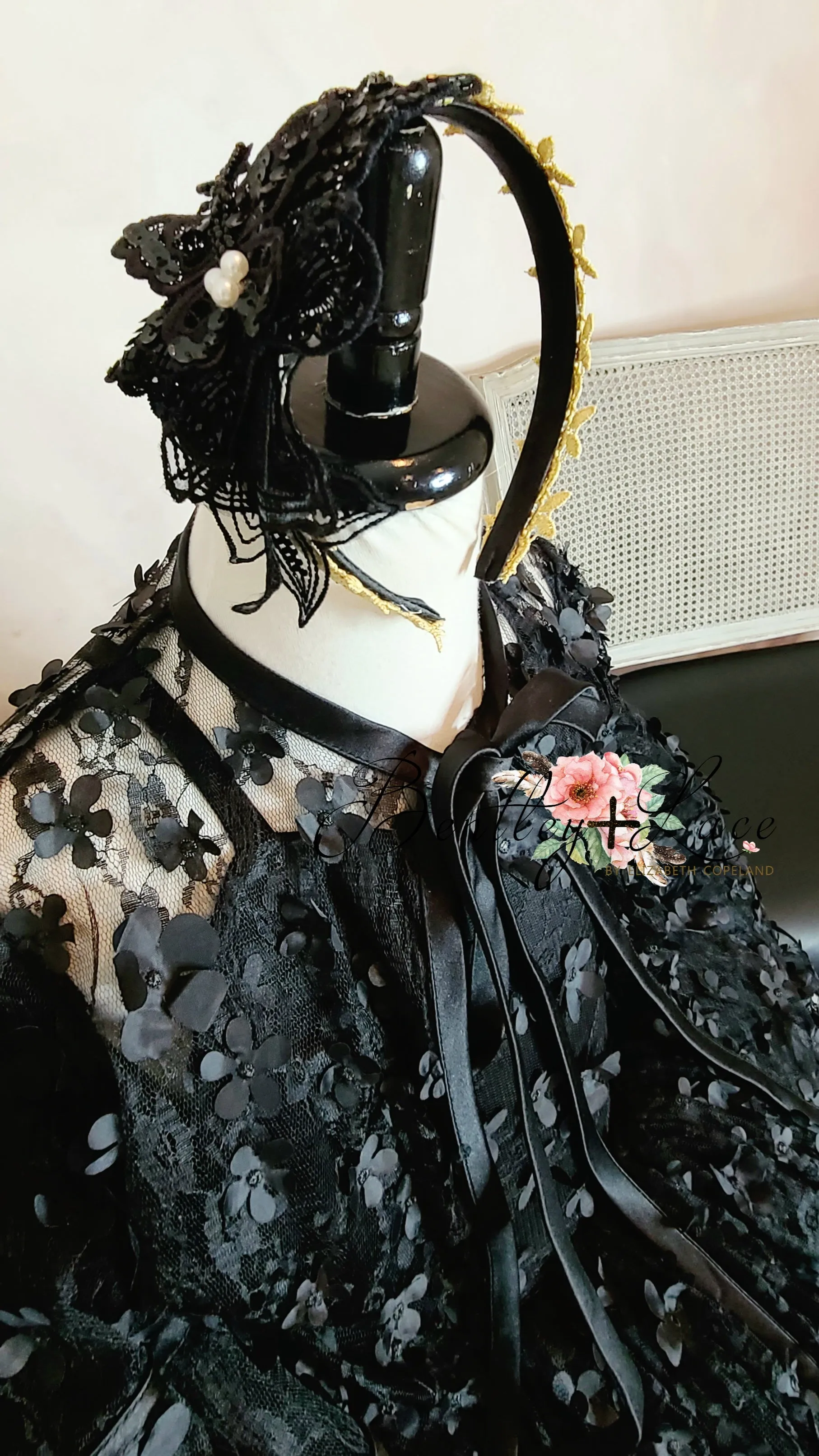"Cassandra" -  Floor long Length Dress   Lace jacket - ( 6 Year - Petite 9 Year)