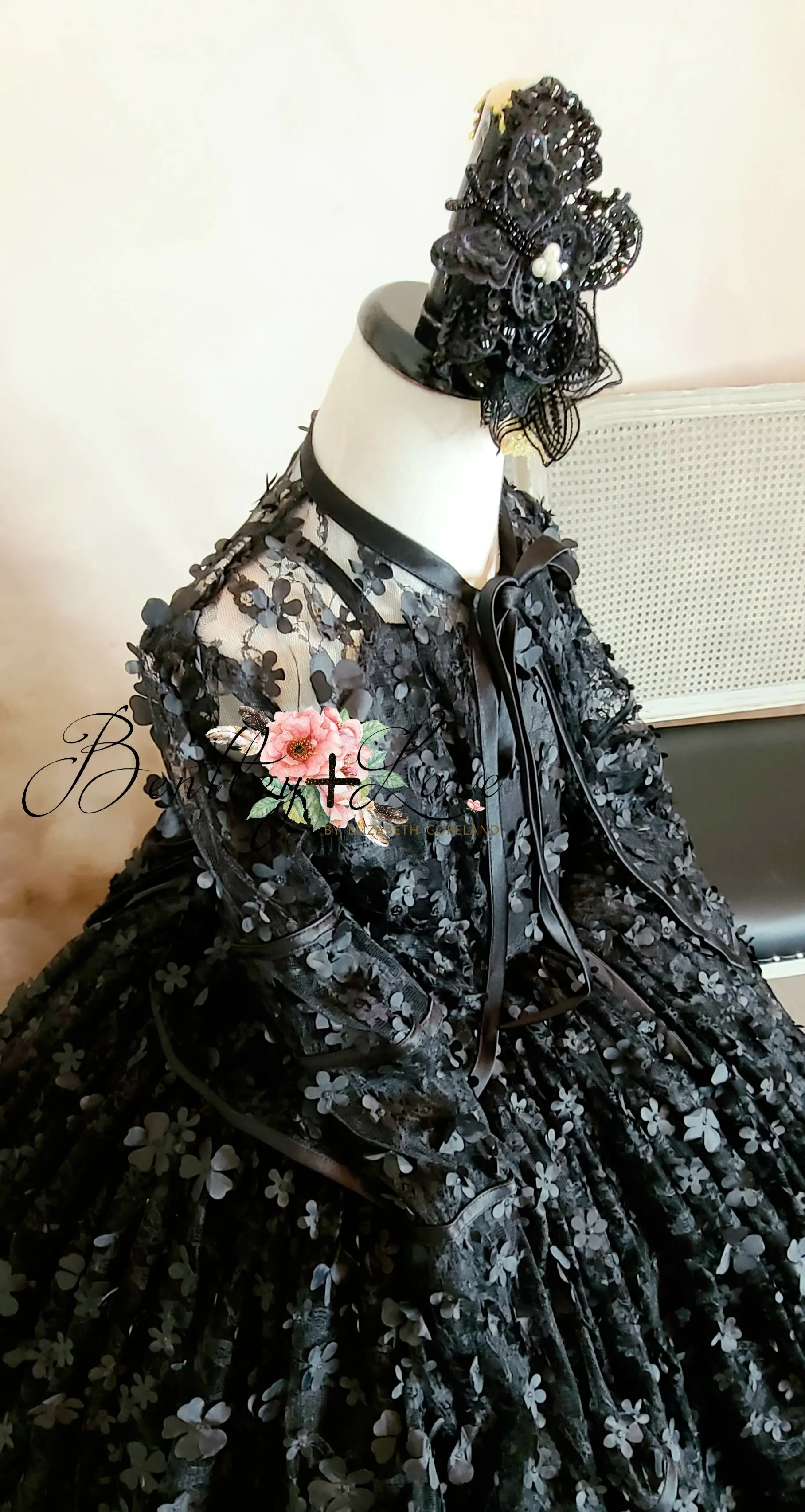 "Cassandra" -  Floor long Length Dress   Lace jacket - ( 6 Year - Petite 9 Year)