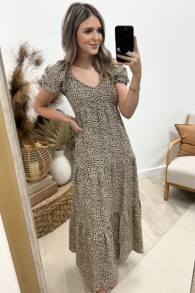 "Covered In Daydreams" Dress (Brown)