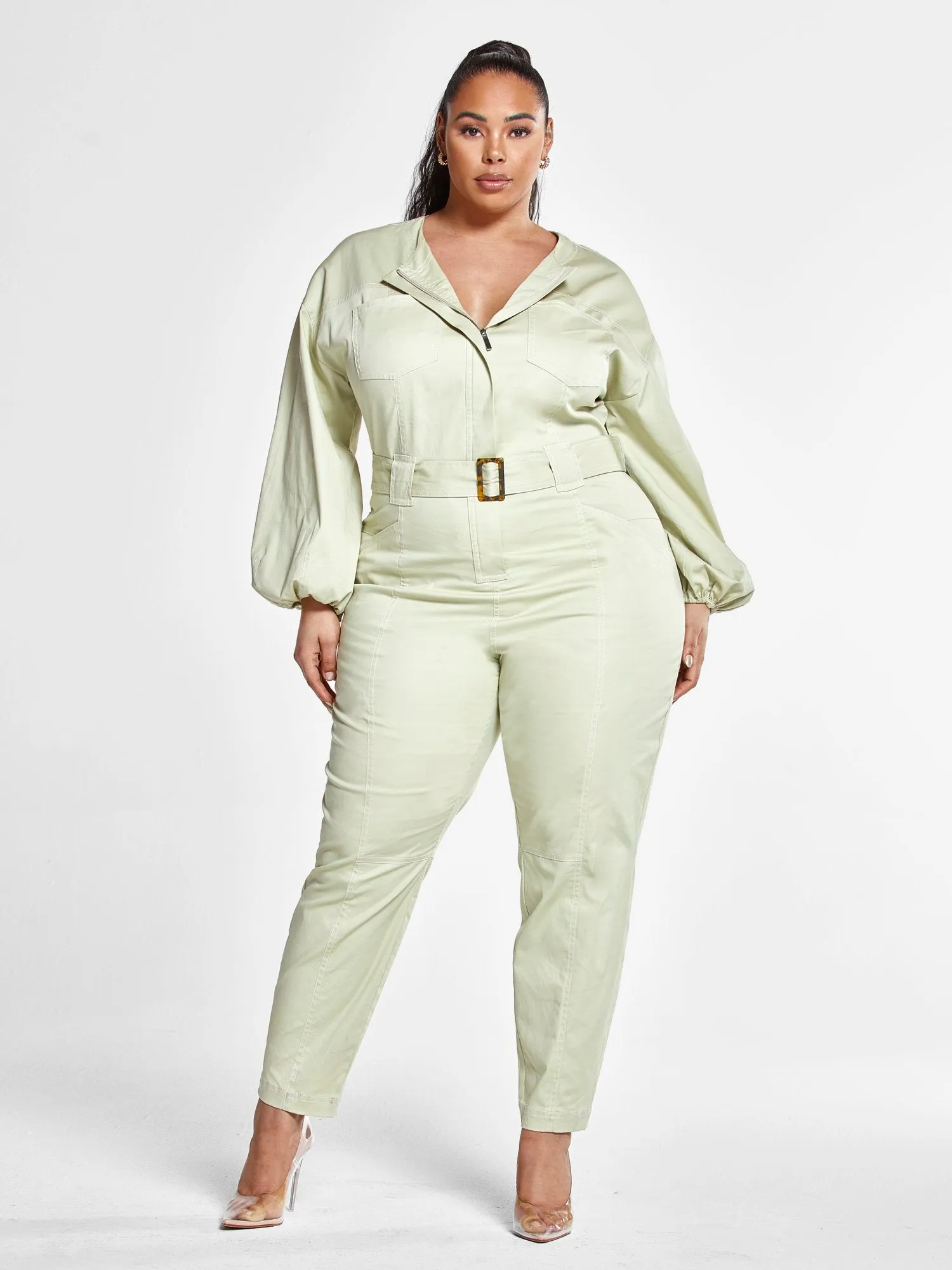 Rachel Utility Twill Jumpsuit
