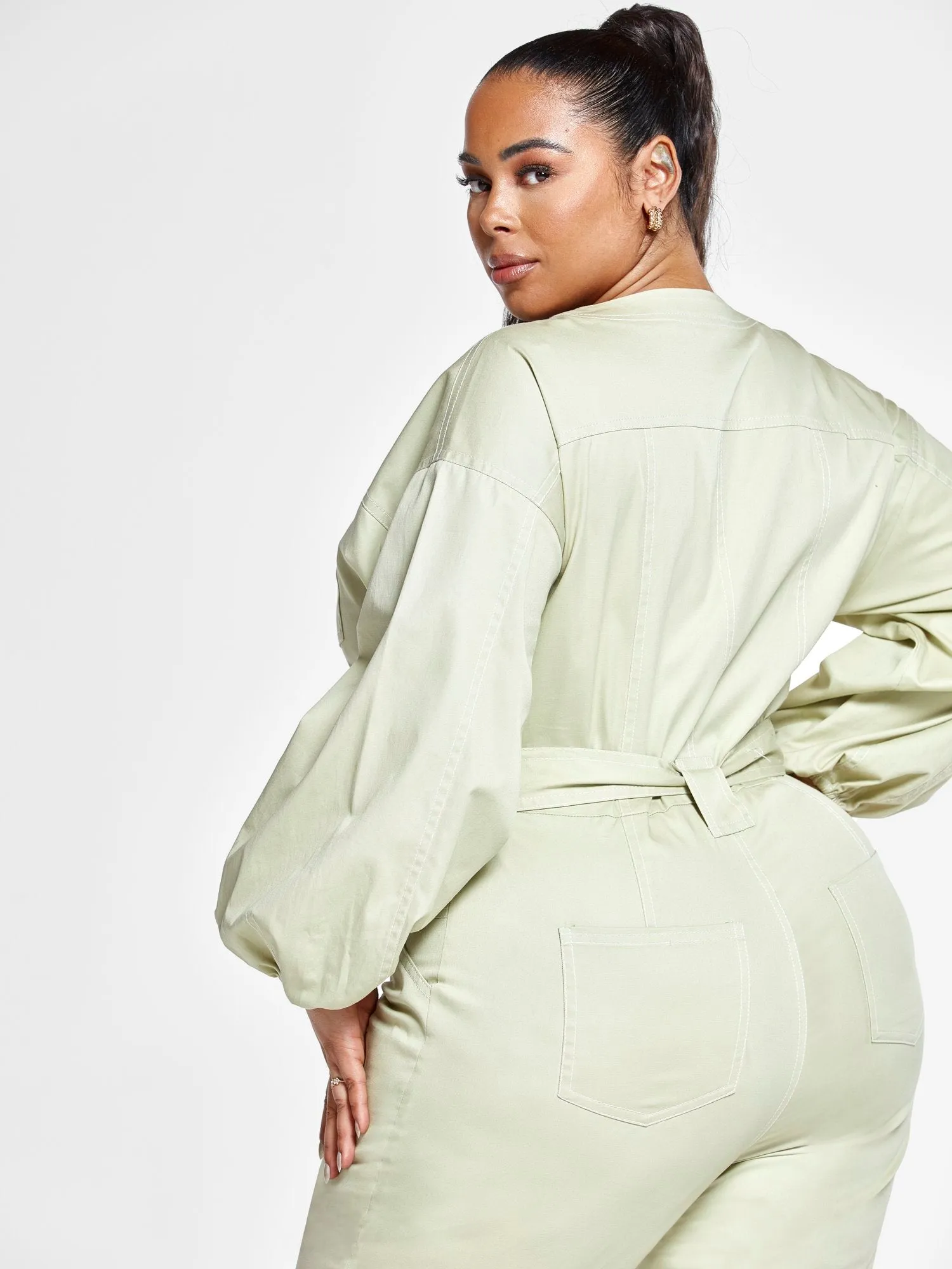 Rachel Utility Twill Jumpsuit