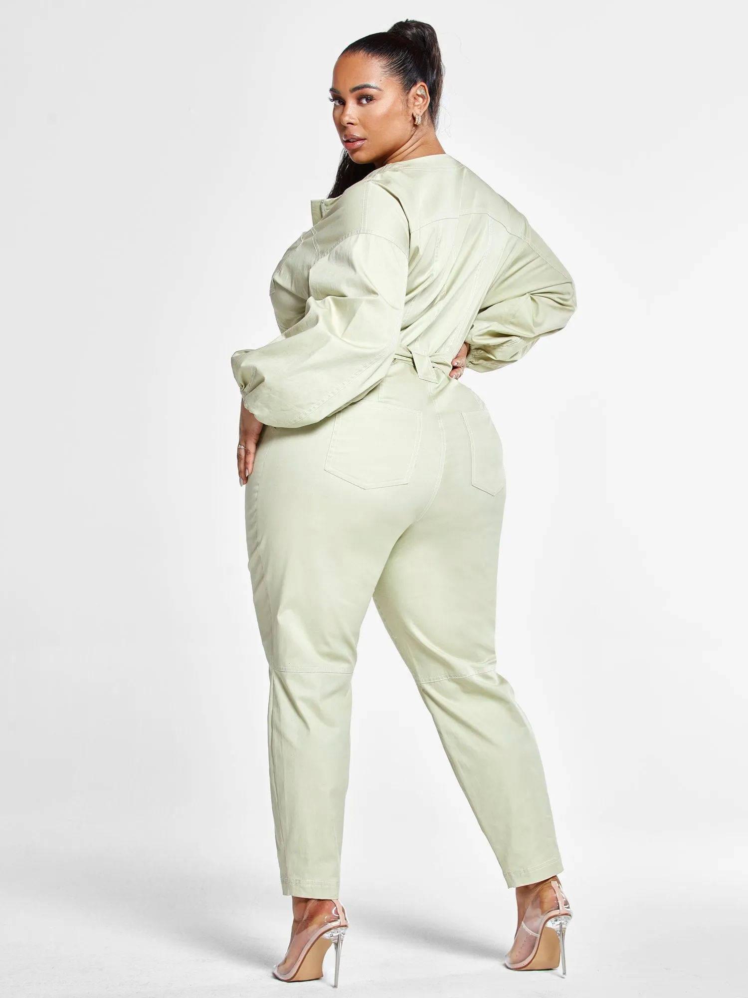 Rachel Utility Twill Jumpsuit