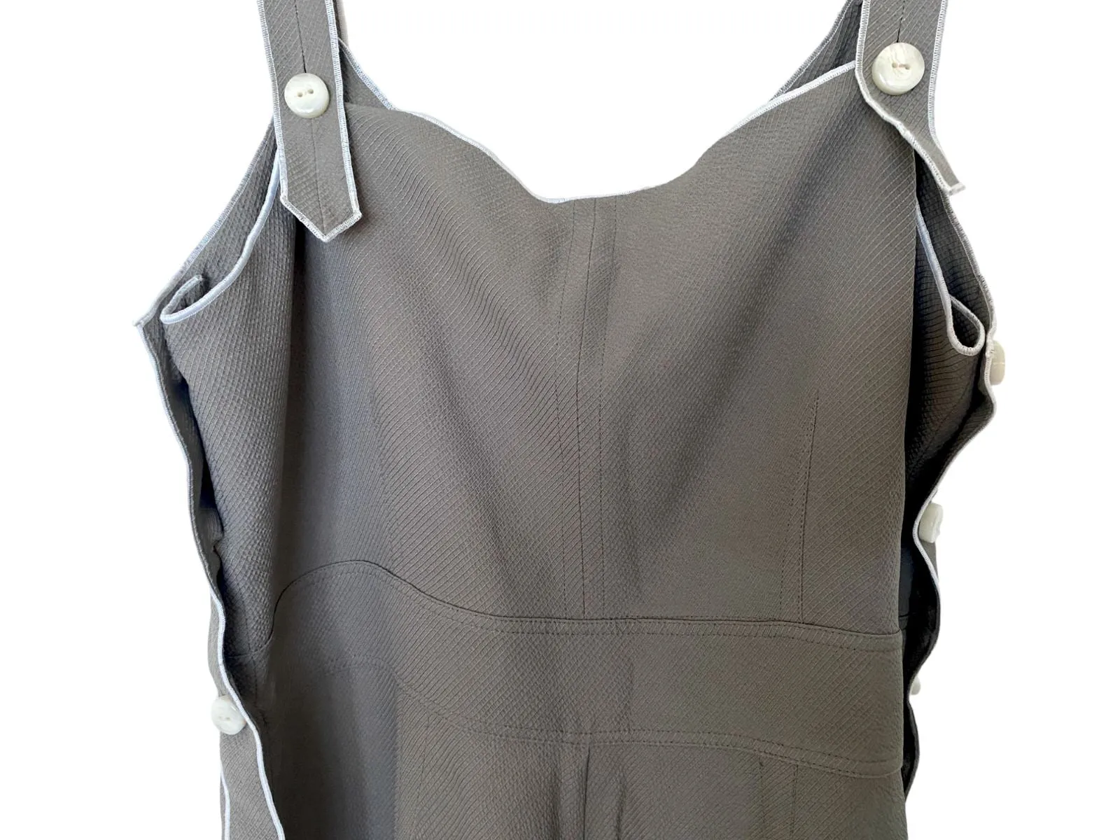 Rag & Bone Tia Jumpsuit | Overalls,  Buttons, Khaki, Fits Size AU Sz 6 to AU 10