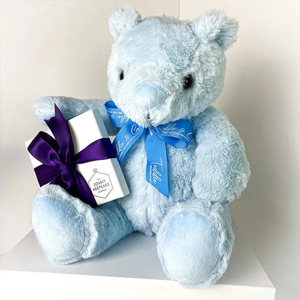 Record-A-Voice Blue Teddy Bear