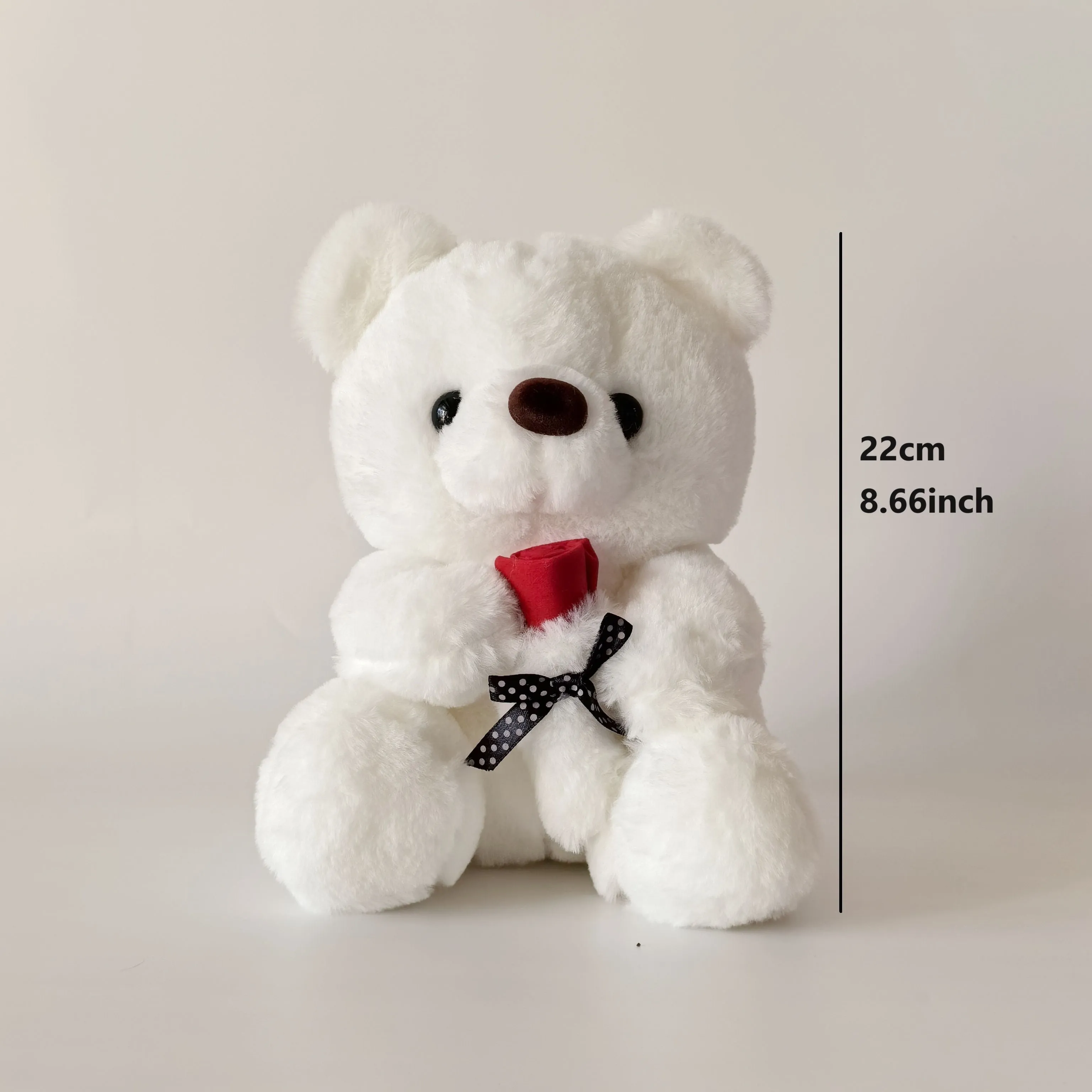Rose Teddy Bear Plush Toy for Valentines Day