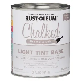 Rust-Oleum Chalked Ultra Matt Paint - Create Your Own Colour - 2 Tintable Bases