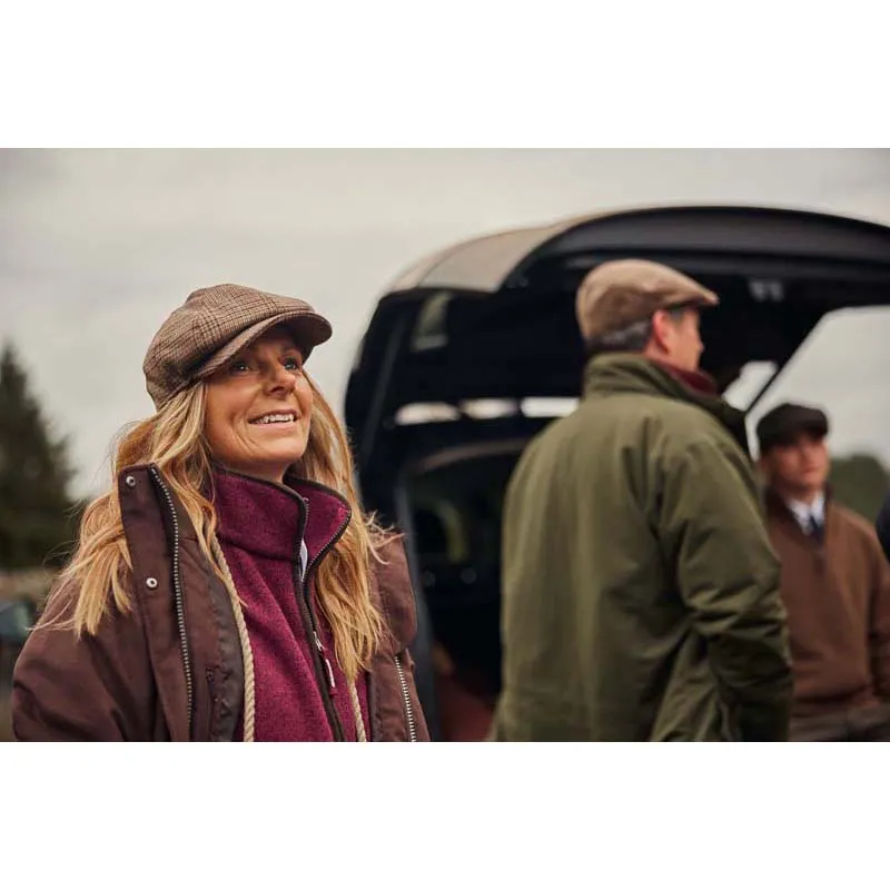 Schoffel Ladies Newsboy Cap - Teviot Tweed