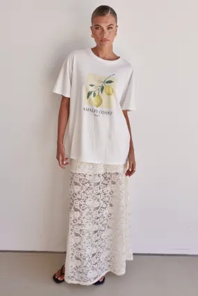 Seraphina Maxi Skirt (Cream)