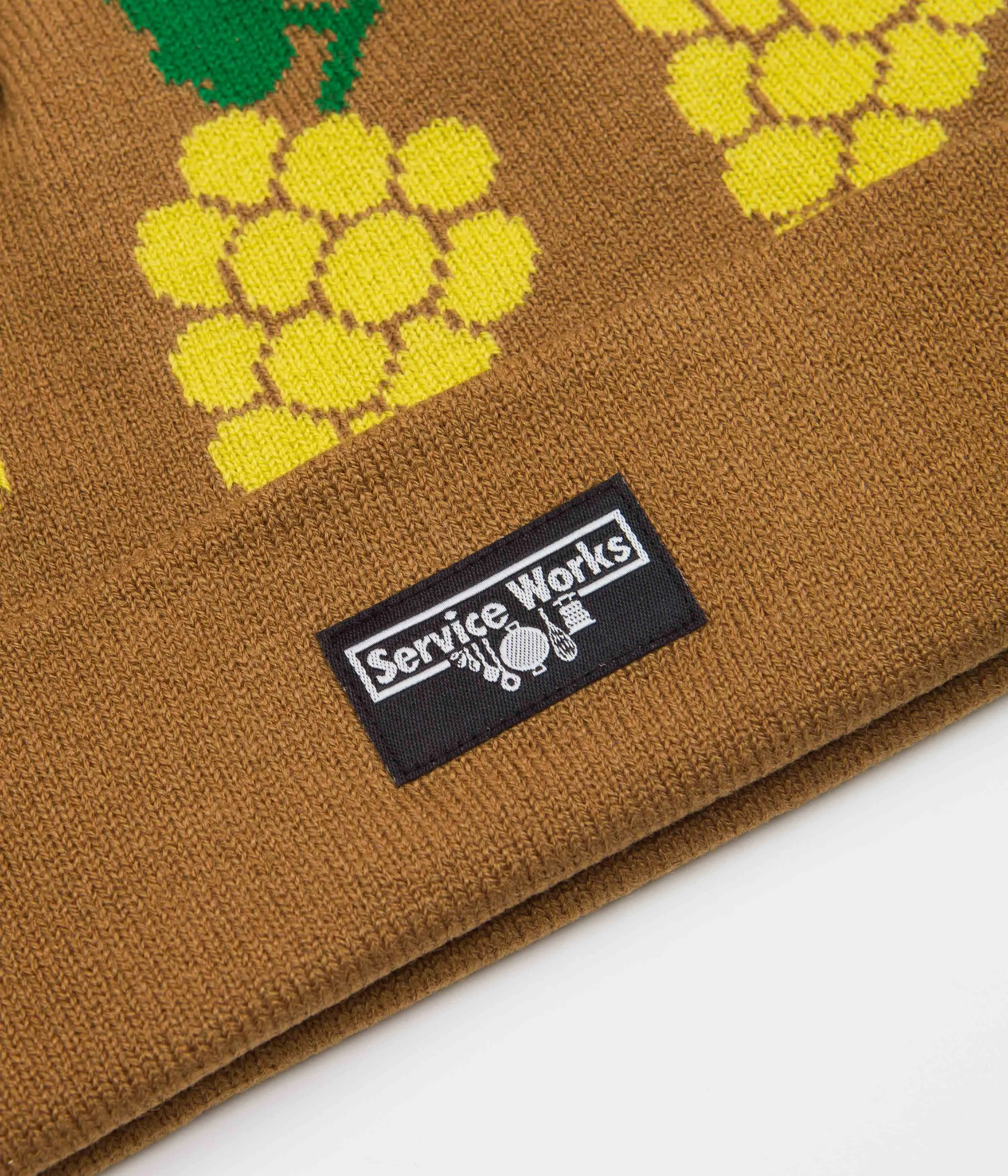 Service Works Grape Beanie - Brown