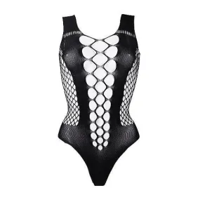 Shots Le Desir Contrast Fence Net Teddy Black