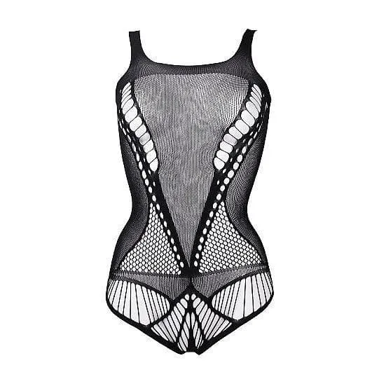 Shots Le Desir Contrast Net Teddy Black
