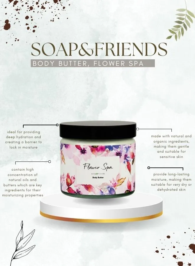 Soap&Friends Moisturizing Body Butter - Hydrating Skin Care - 250ml
