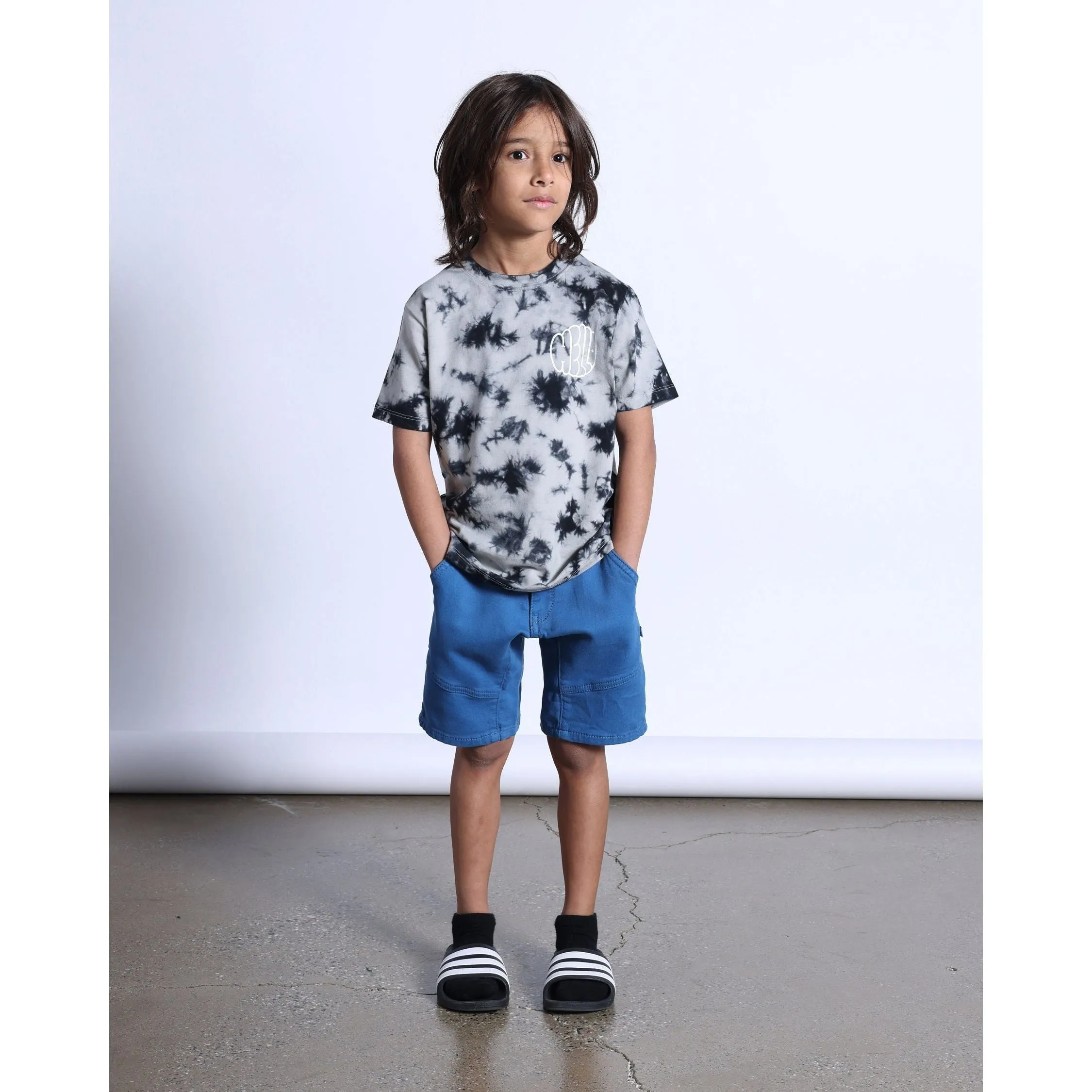 Soft Feel Chino Short- Cobalt