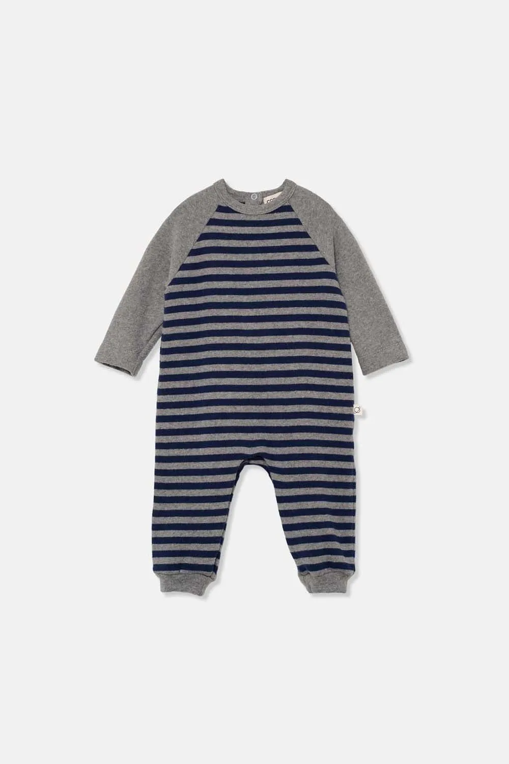 SOFT STRIPED BABY JUMPSUIT