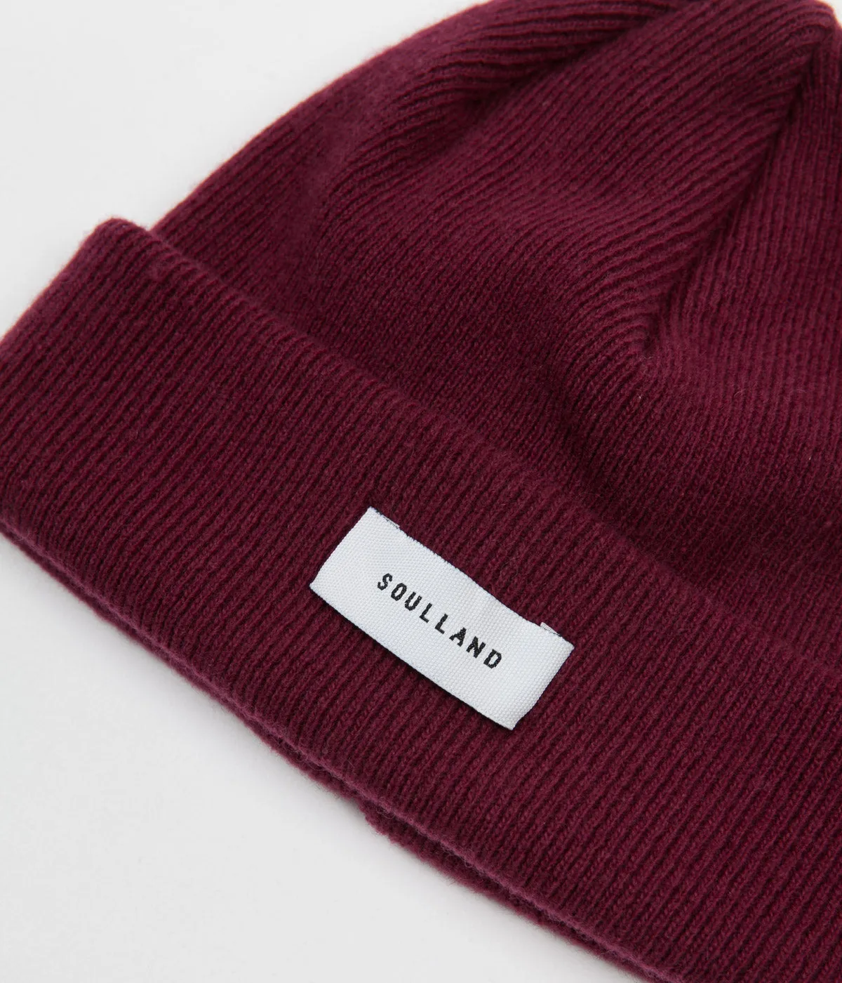 Soulland Villy Beanie - Bordeaux