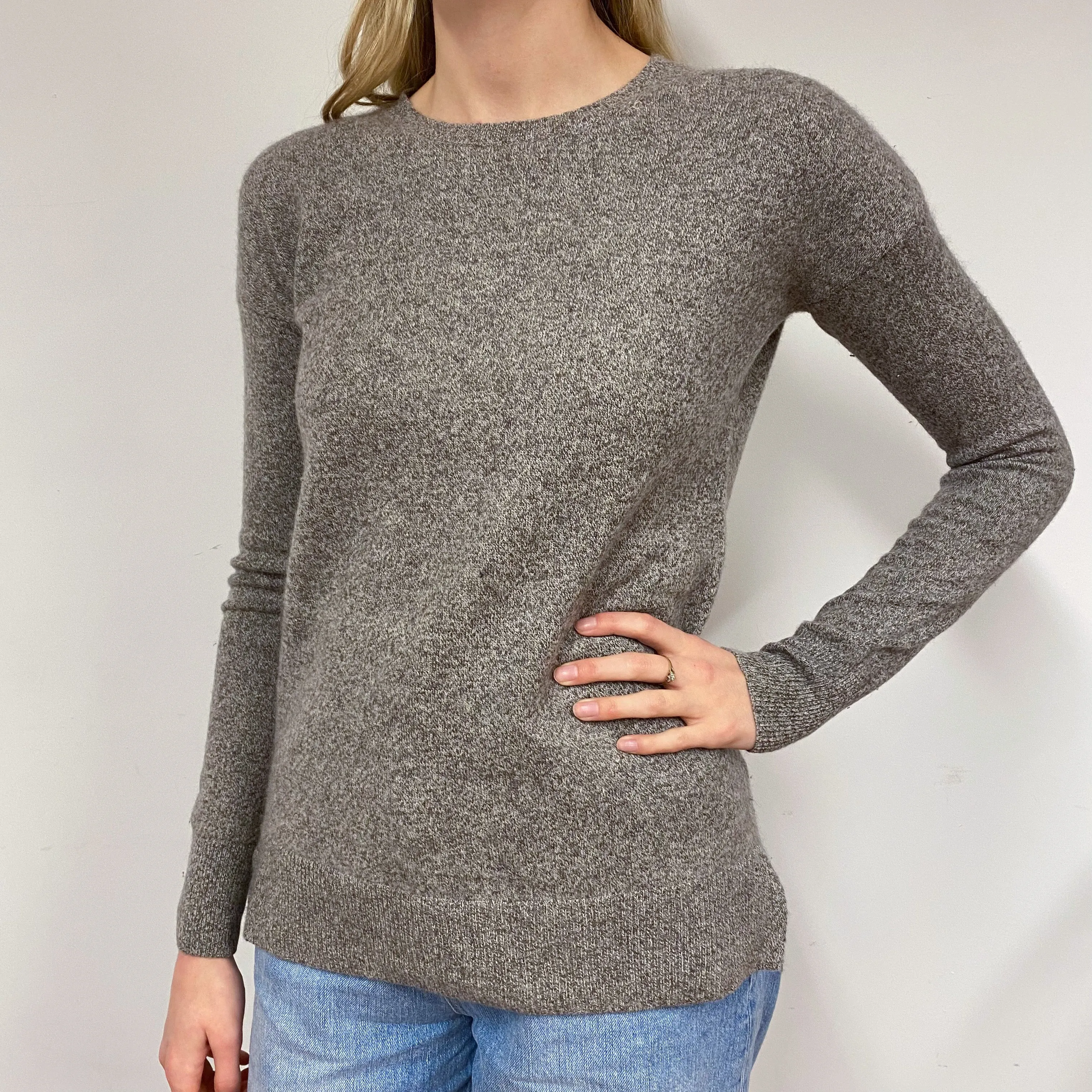 Stone Crew Neck Jumper Small