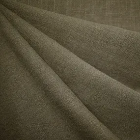 Stonewashed Slub Texture Ramie Bottom Weight Olive